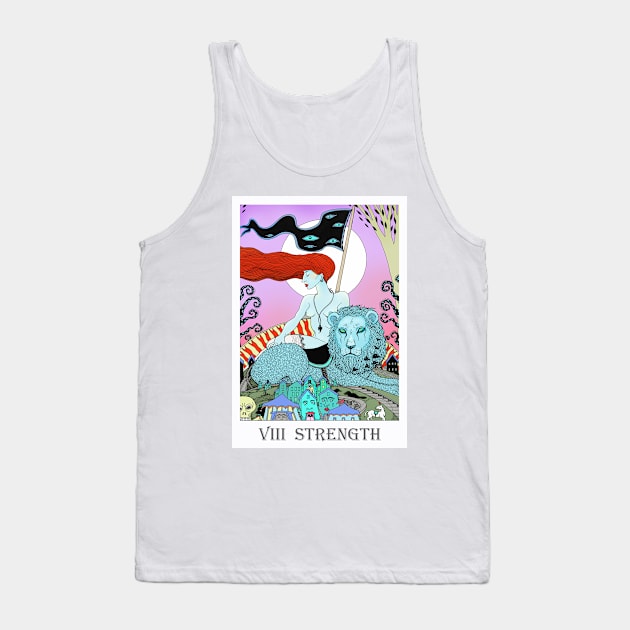 Tarot Strength Tank Top by christoph